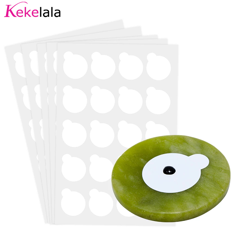 Eyelash Extension Last - 100 adet kirpik uzatma yapıştırıcısı çıkartmaları,