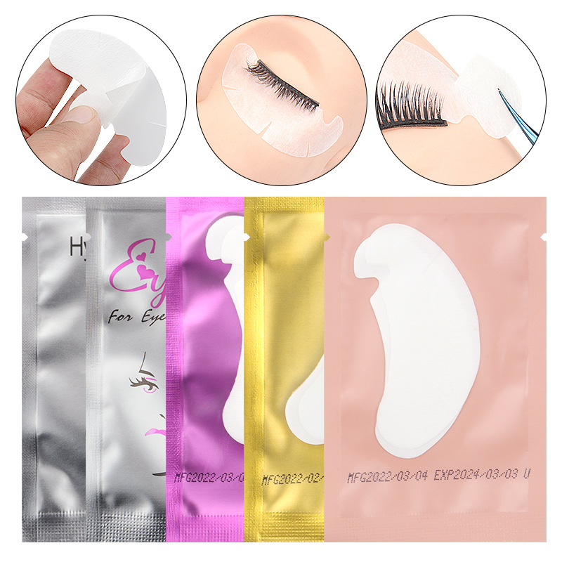 Eyelash Extension Guide - 50pairs kirpik uzatma göz pedleri aşılı