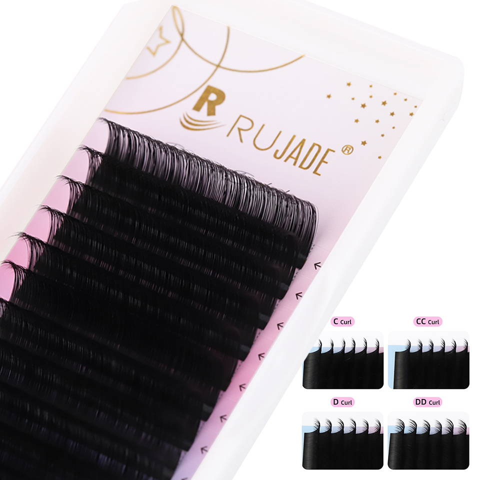 Eyelash Extension Korea Natural - RUJADE Rus Hacimli Kirpik Uzatma C