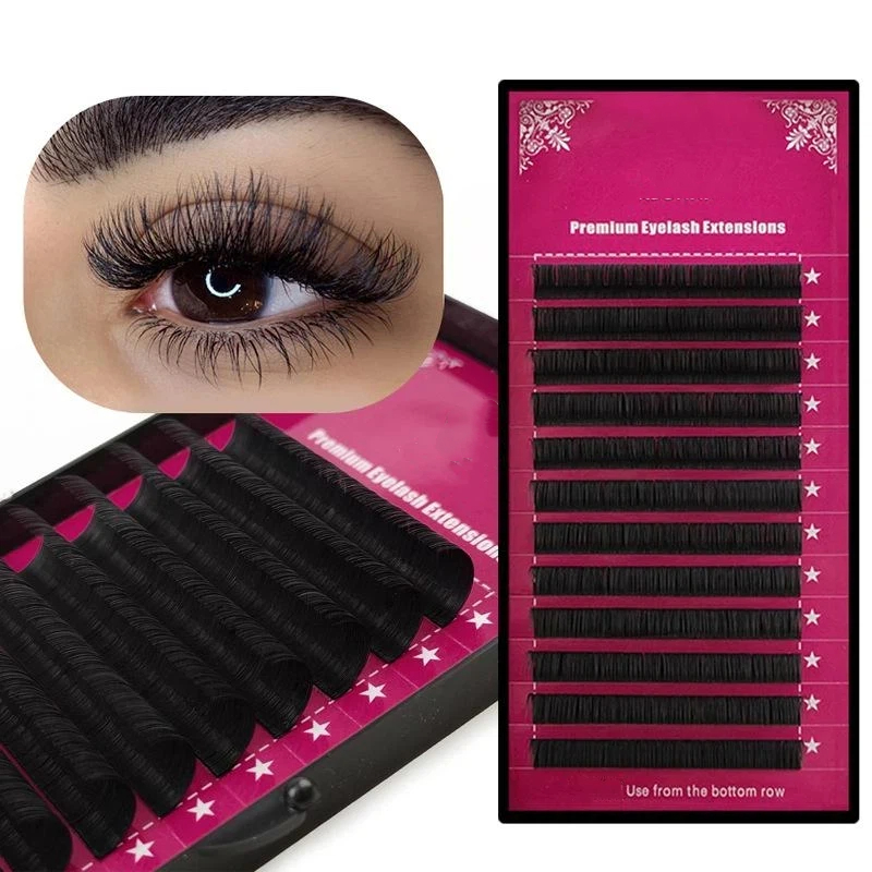 Eyelash Extension Volume - 【M】Kirpik Uzatma Tekli Karışık Boyut Vizon