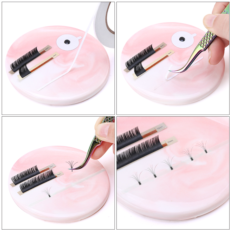 40 m/takım kolay fan bantlar 3 - Eyelash Extension Volume incelemesi ve fiyatı