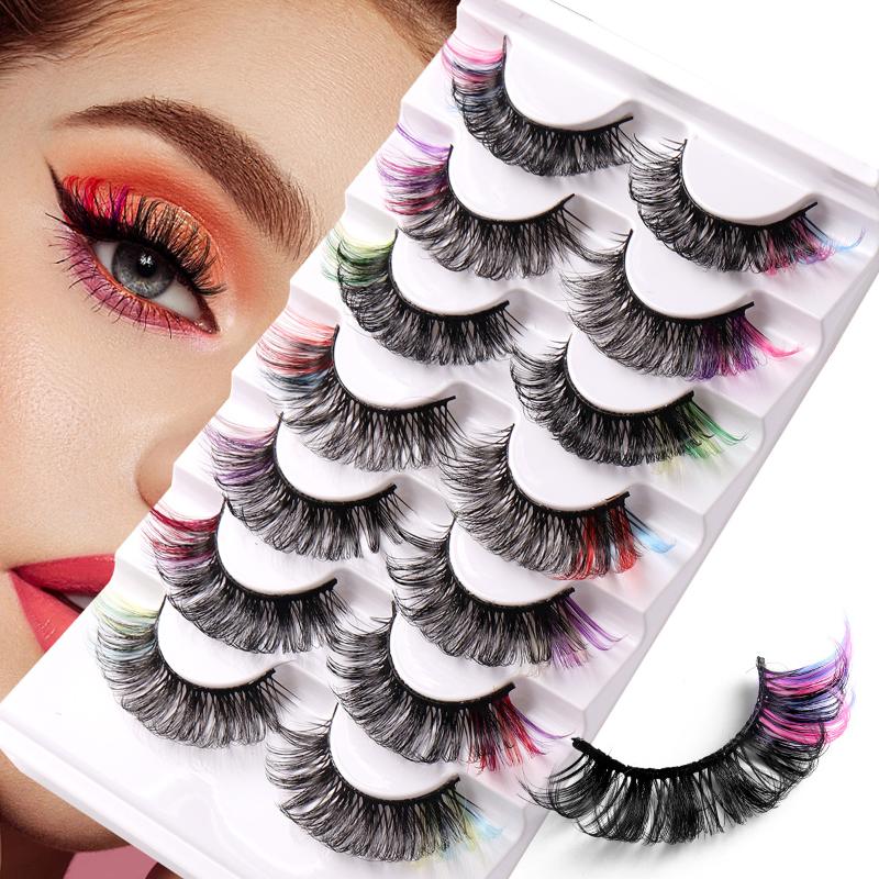 7 Çift Renkli Takma Kirpik 3D  - Eyelash Extension Volume incelemesi ve fiyatı