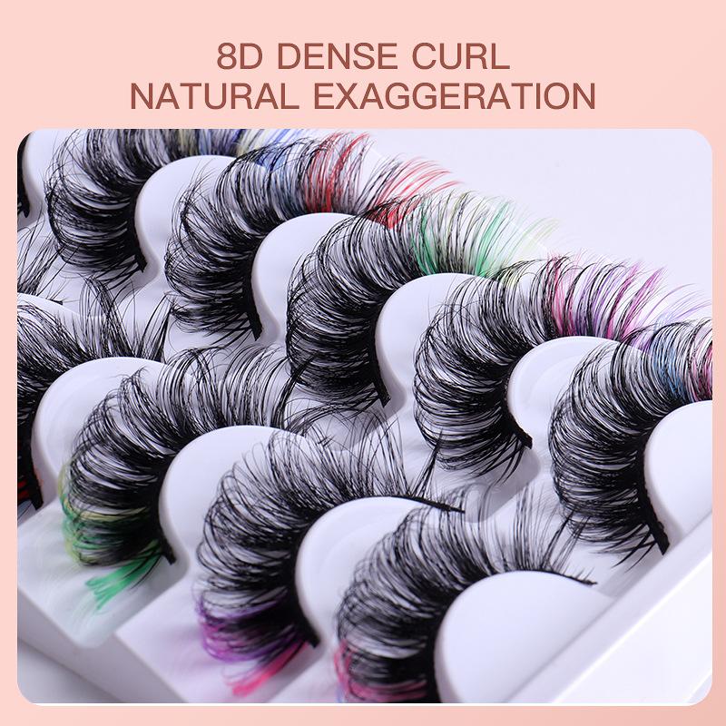 7 Çift Renkli Takma Kirpik 3D  - Eyelash Extension Volume incelemesi ve fiyatı