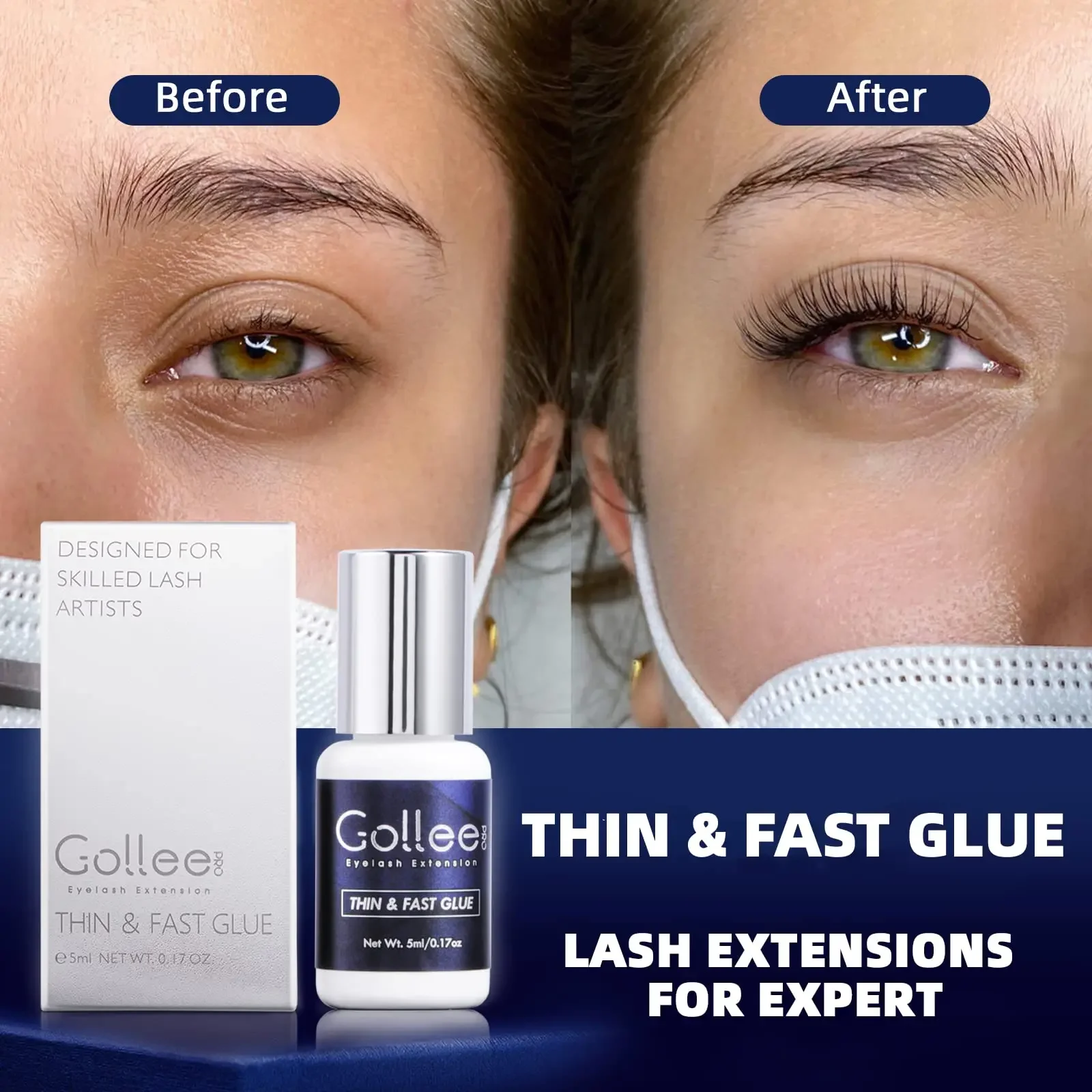 Gollee Hassas Gözler İçin 5ml  - Sensitive Lash Glue incelemesi ve fiyatı