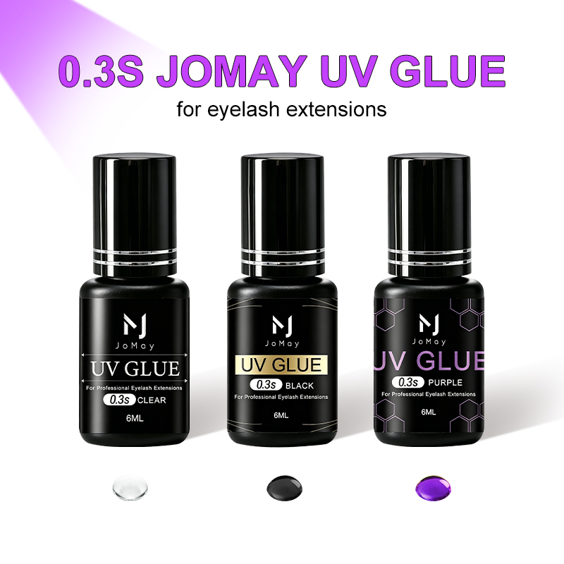 JOMAY Siyah Şeffaf Mor UV Kirp - Sensitive Lash Glue incelemesi ve fiyatı