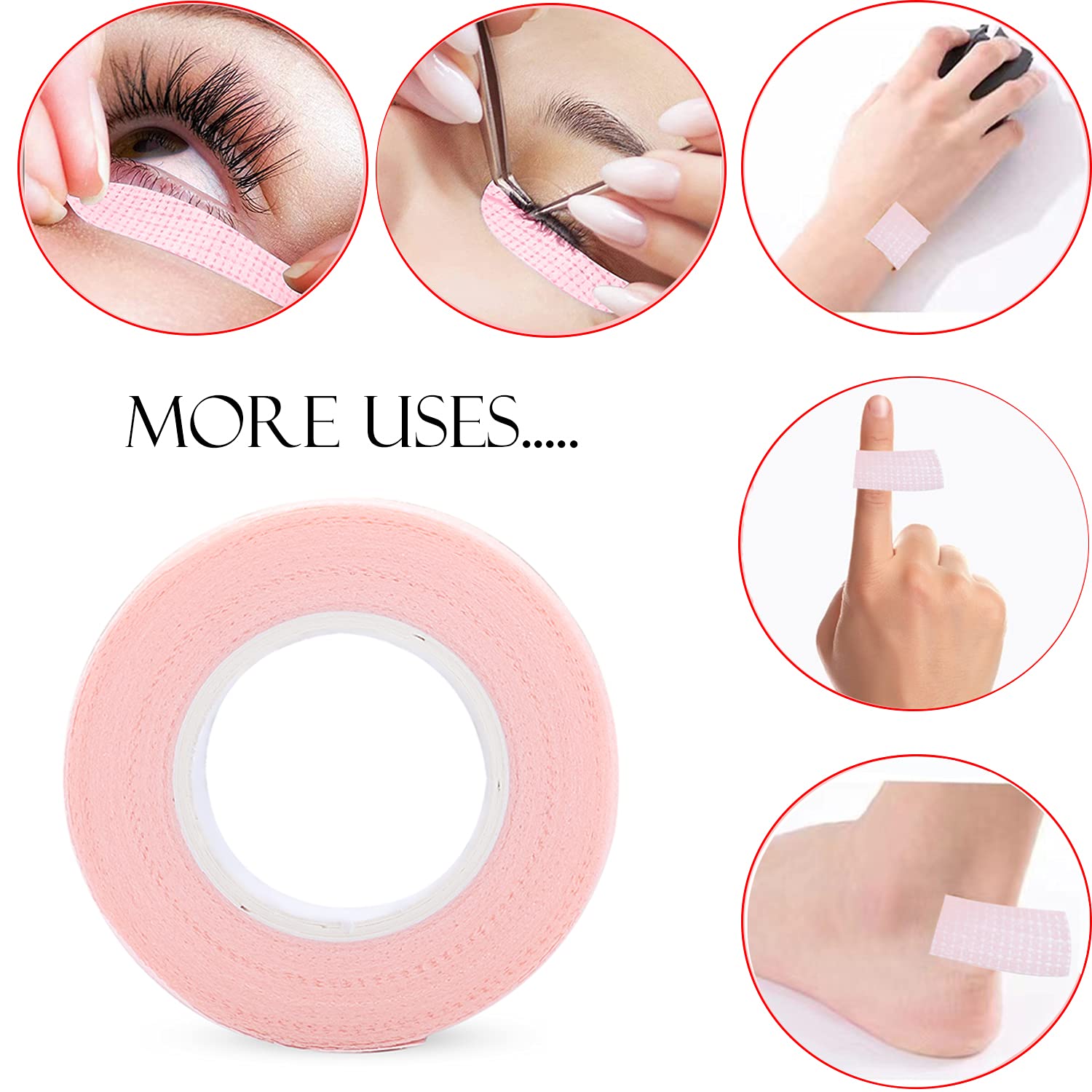 6 Rulo Kirpik Bandı, Yapışkan  - Eyelash Extension Guide incelemesi ve fiyatı
