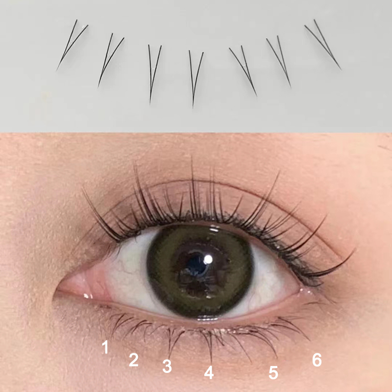 J Curl V Şekli Kirpik Altında  - Eyelash Extension Korea incelemesi ve fiyatı