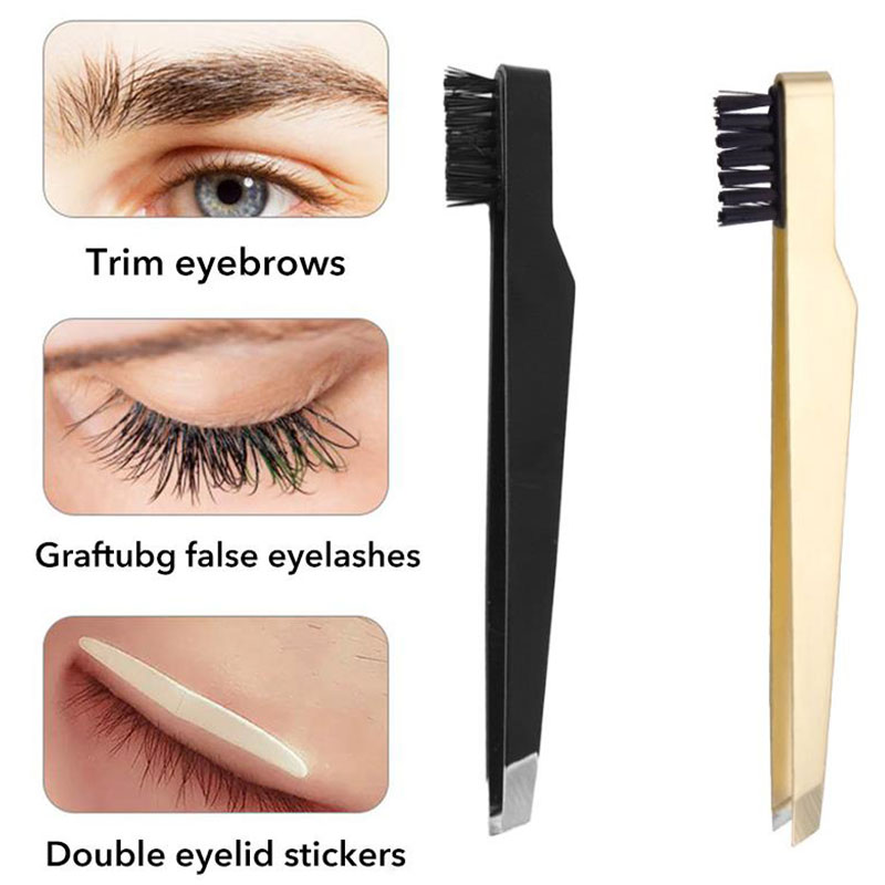 Fırça ile 1 adet paslanmaz çel - Eyelash Extension For No Eyelid incelemesi ve fiyatı