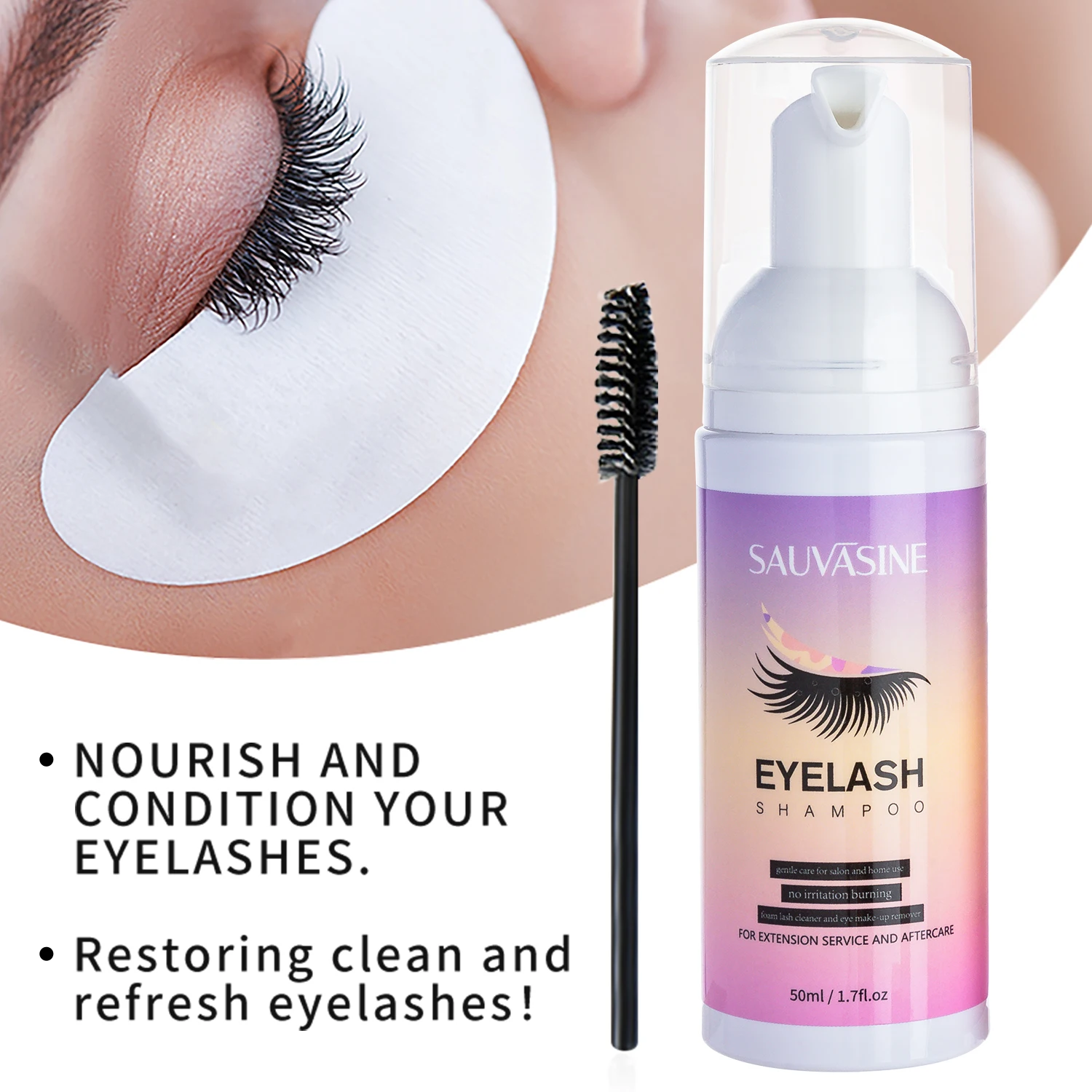 5/10 adet 50ML kirpik uzatma ş - Eyelash Extension Wash incelemesi ve fiyatı