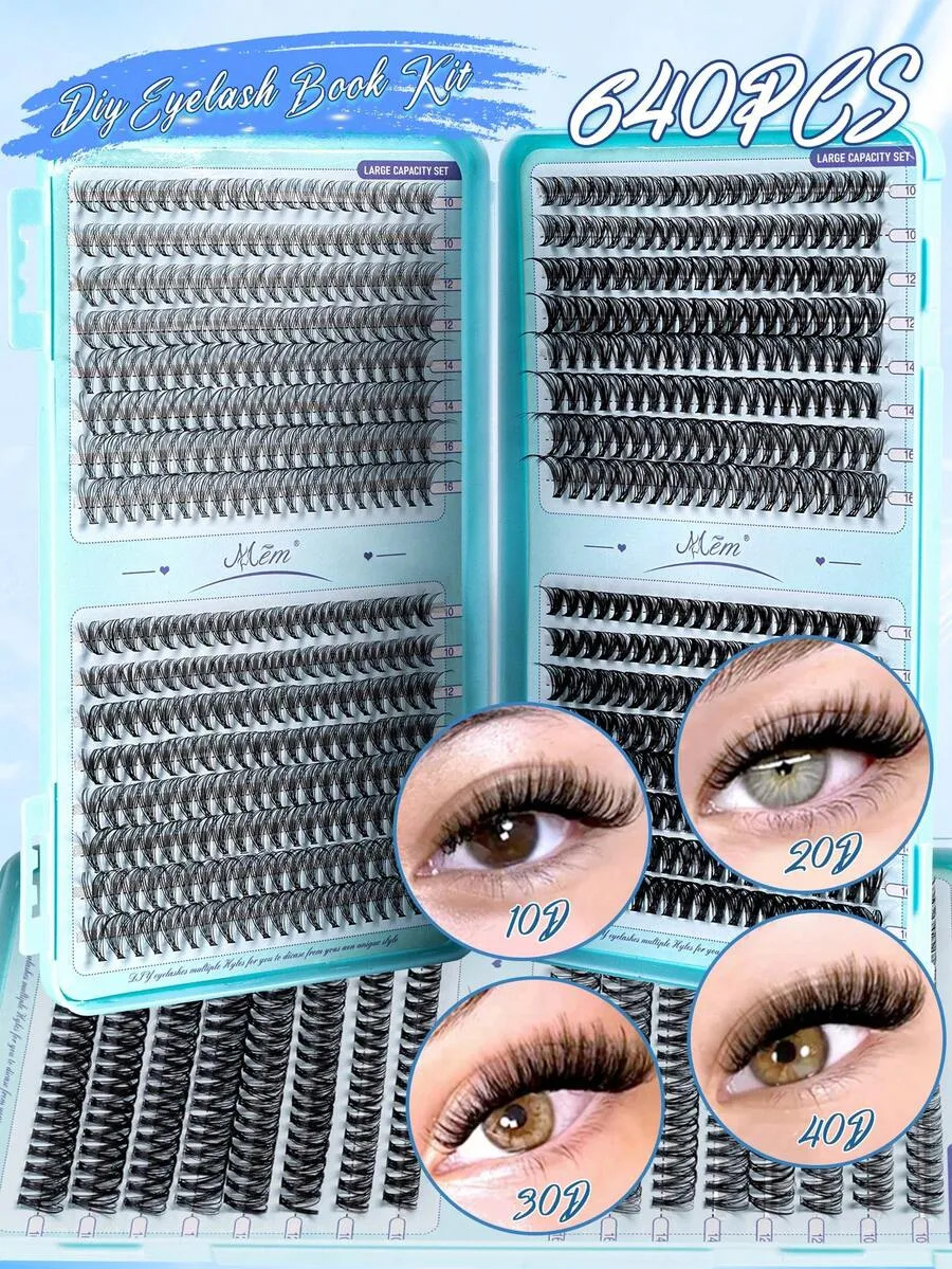 640 adet Karışık 10D-60D Kirpi - Eyelash Extension Volume incelemesi ve fiyatı