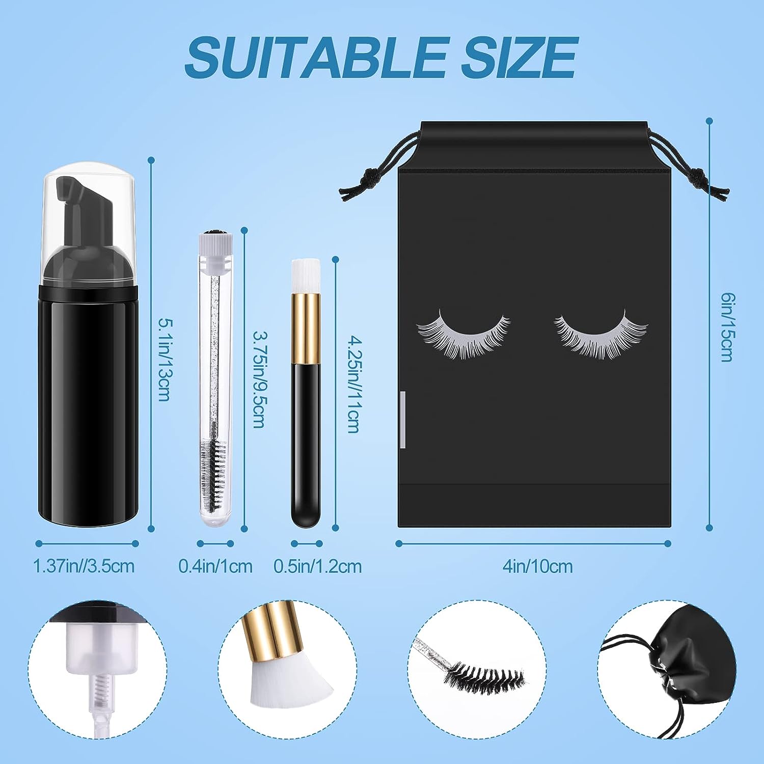 Kirpik temizleme seti kirpik ş - Eyelash Extension Wash incelemesi ve fiyatı