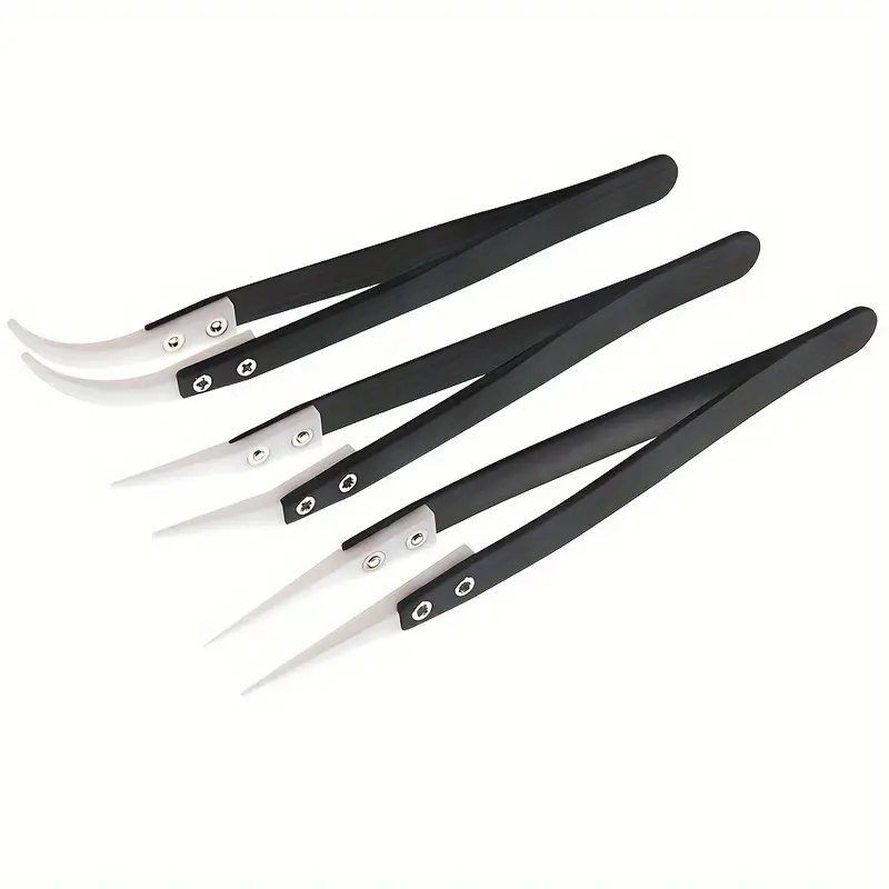 Seramik antistatik cımbızlar,  - Isolation Tweezer Curved incelemesi ve fiyatı